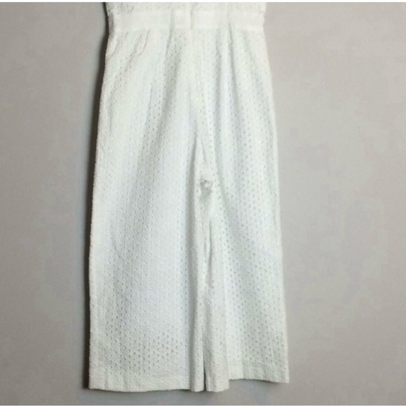 Banana Republic-White Eyelet Jumpsuit - Picture 7 of 7